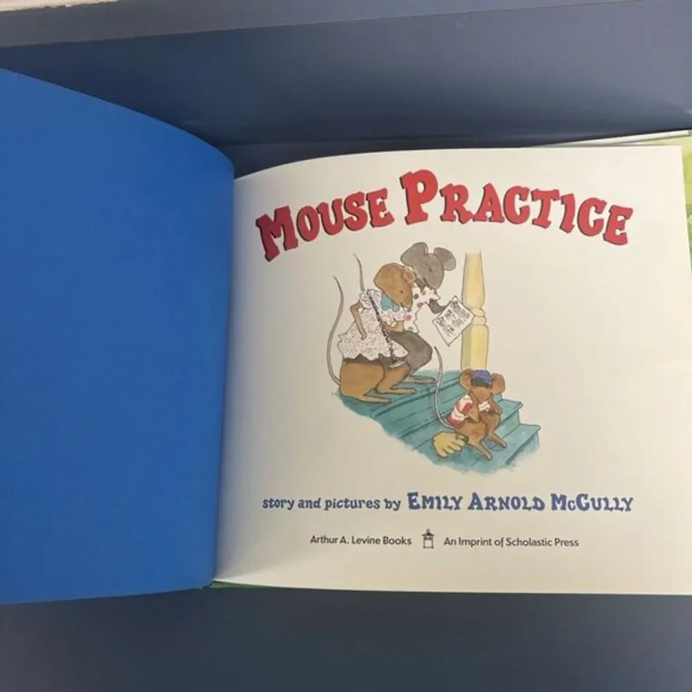 MOUSE PRACTICE By Emily Arnold Mccully - Hardcover *mint Condition* 1999 Rare‎